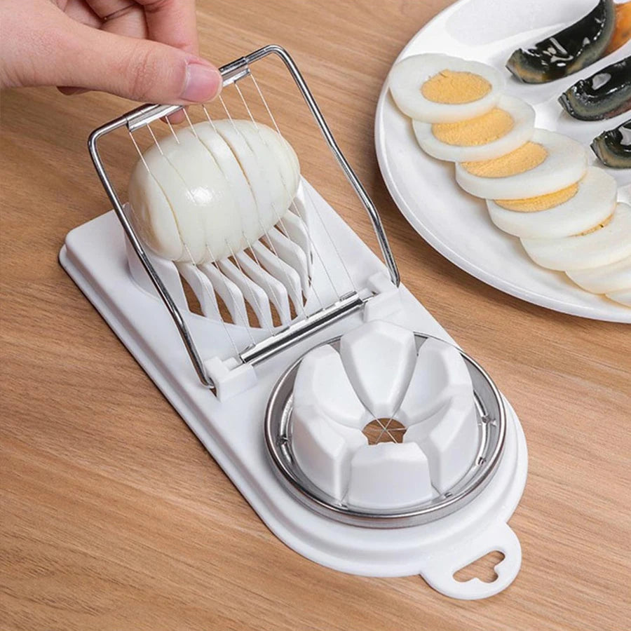 Multifunctional PP Base egg cutter 2 - in - 1