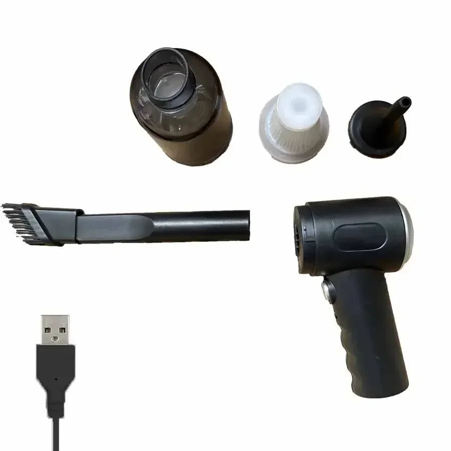 Aspirateur de voiture sans fil 9000Pa rechargeable par USB