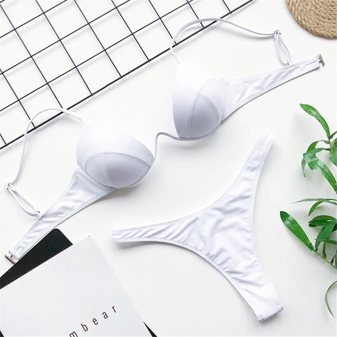 Women's Swimsuit Sexy V - Bra Underwired Swimwear