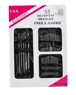 Stainless Steel Big Eye Hand Sewing Needles