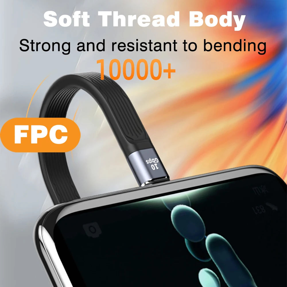 USB3.1 10Gbps Short Cable 13cm PD 100W USB