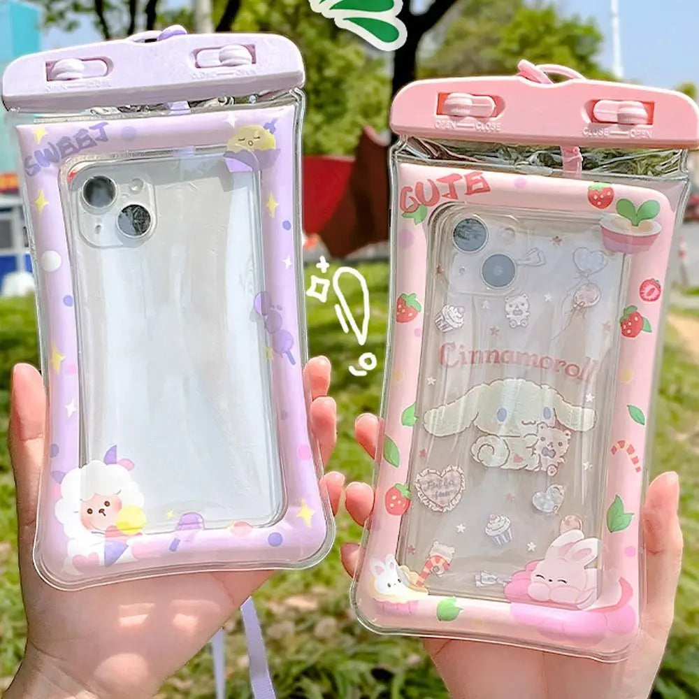 Pochette téléphone étanche dessin animé plongée dérive