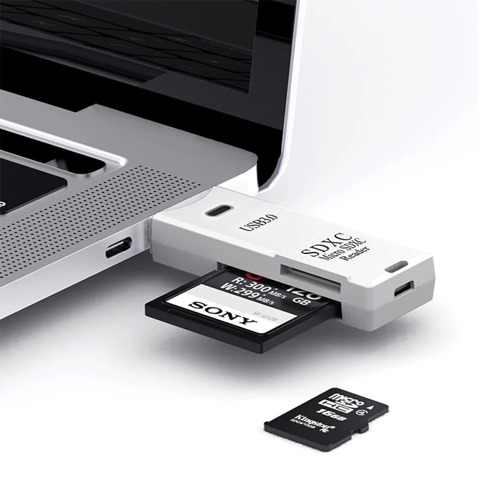 Lecteur de cartes 2-en-1 USB 3.0 Micro TF SD