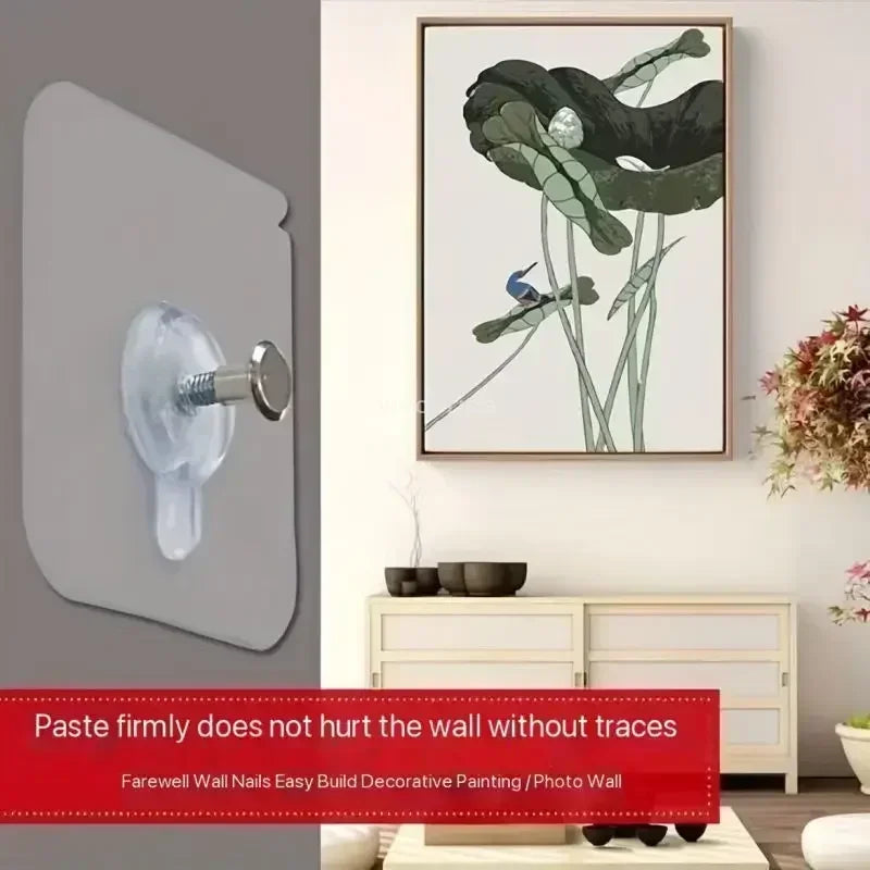 Photo Frame Hooks Storage Rack Screw Holders Door