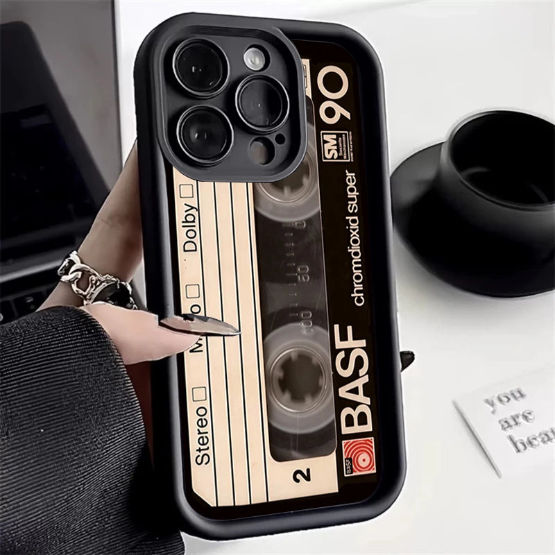 Lucky Tape Pattern Silicone Soft Phone Case