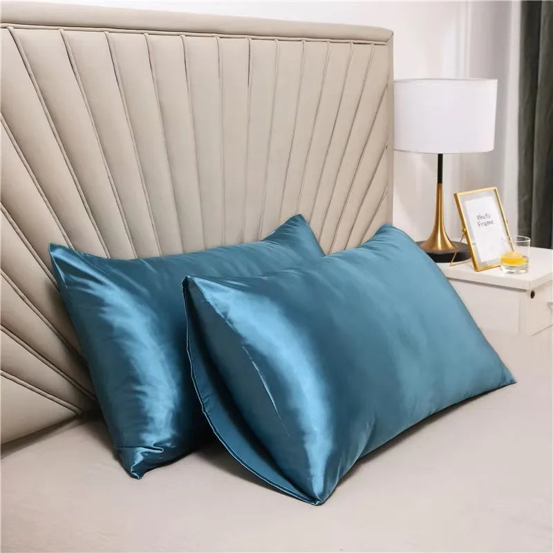 Pillowcase Silk Pillow Cover Silky Satin Hair