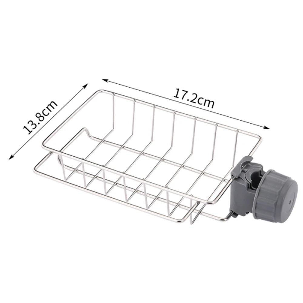 Kitchen Sink Drain Rack Sponge Storage Flexible