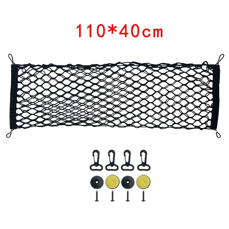 Car Rear Trunk Net Mesh Elastic Nylon Back Cargo