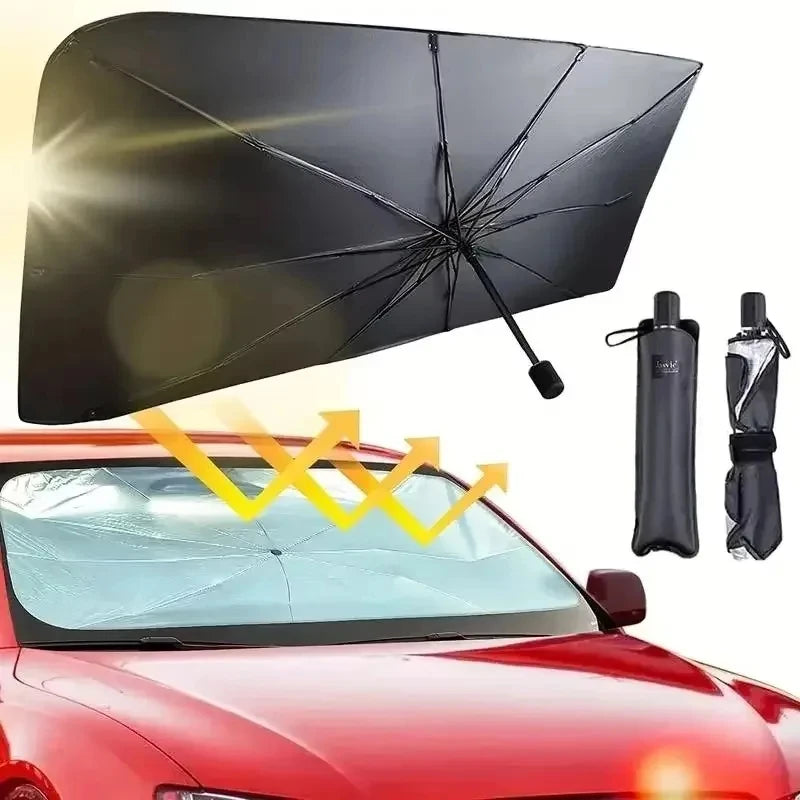 Car Front Windshield Sunshade Umbrella Summer Sun