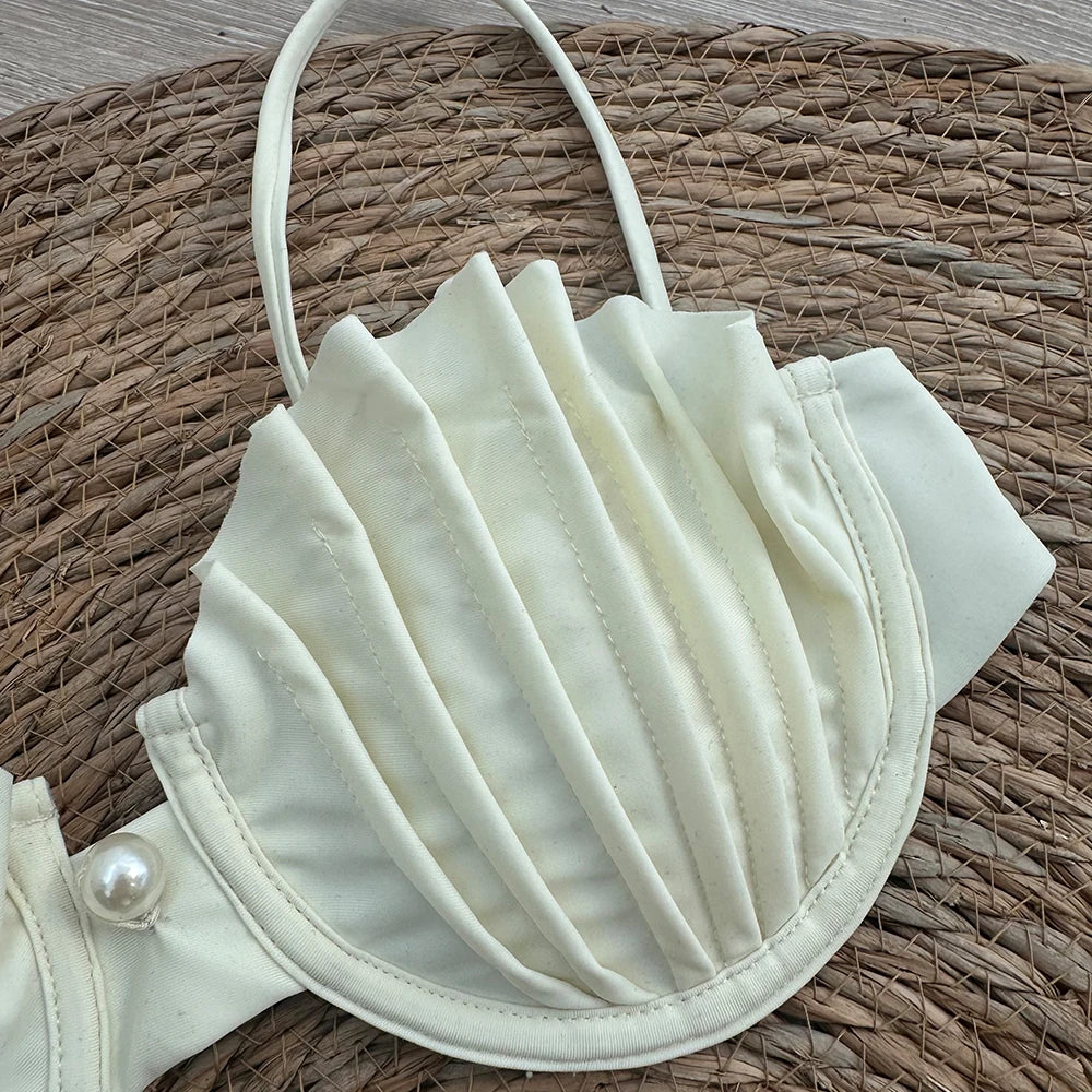 Maillot de bain micro bikini sexy coquillage femme