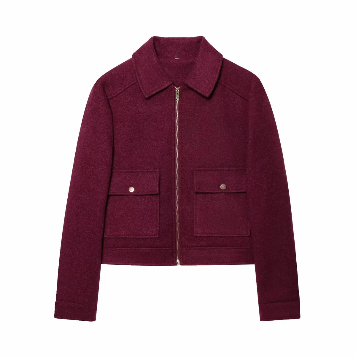 Women's Zipper Jacket Coat New Winter Long Sleeve
