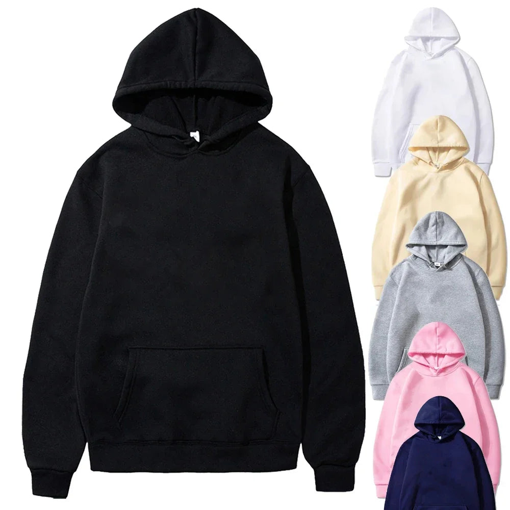 Men's Casual Hoodies Women's Fleece Warm Hoodies Spring