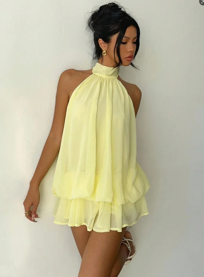 Women's Vacation Slim Fit Fashion Sexy Backless Halter