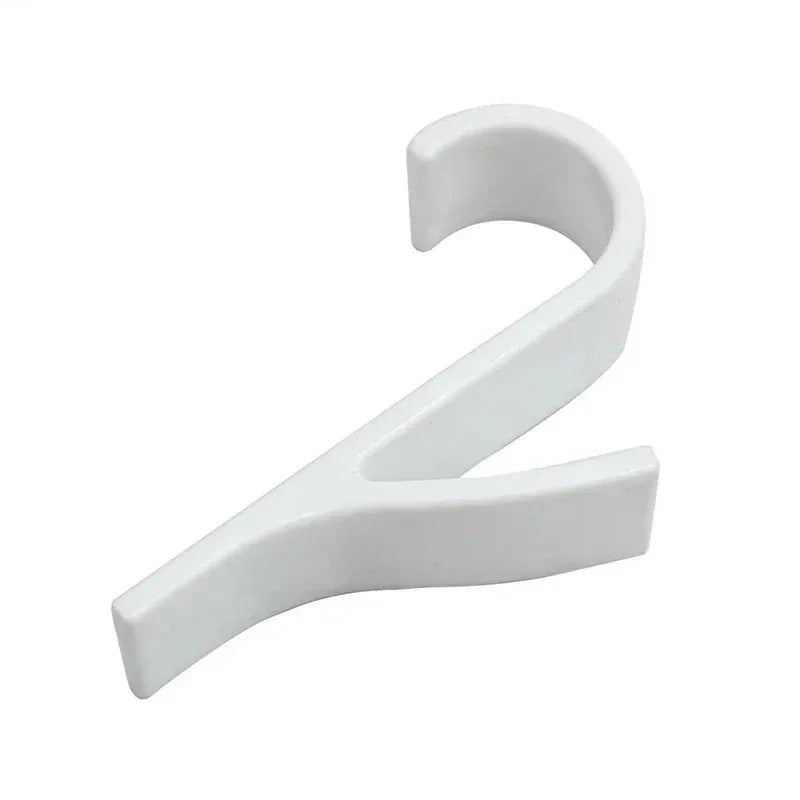 Kitchen Bathroom Hanger Clips Storage Racks White