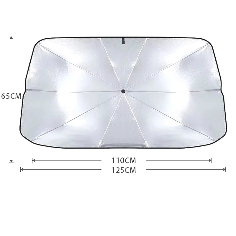 Car Front Windshield Sunshade Umbrella Summer Sun