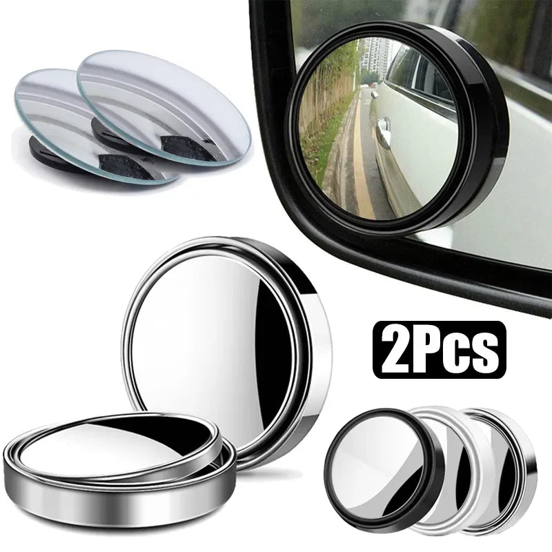 Round Frame Convex Blind Spot Mirror