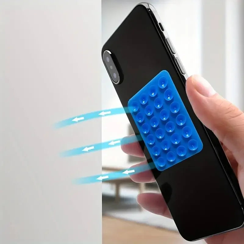 Tapis de support de téléphone multifonctionnel à ventouse en silicone