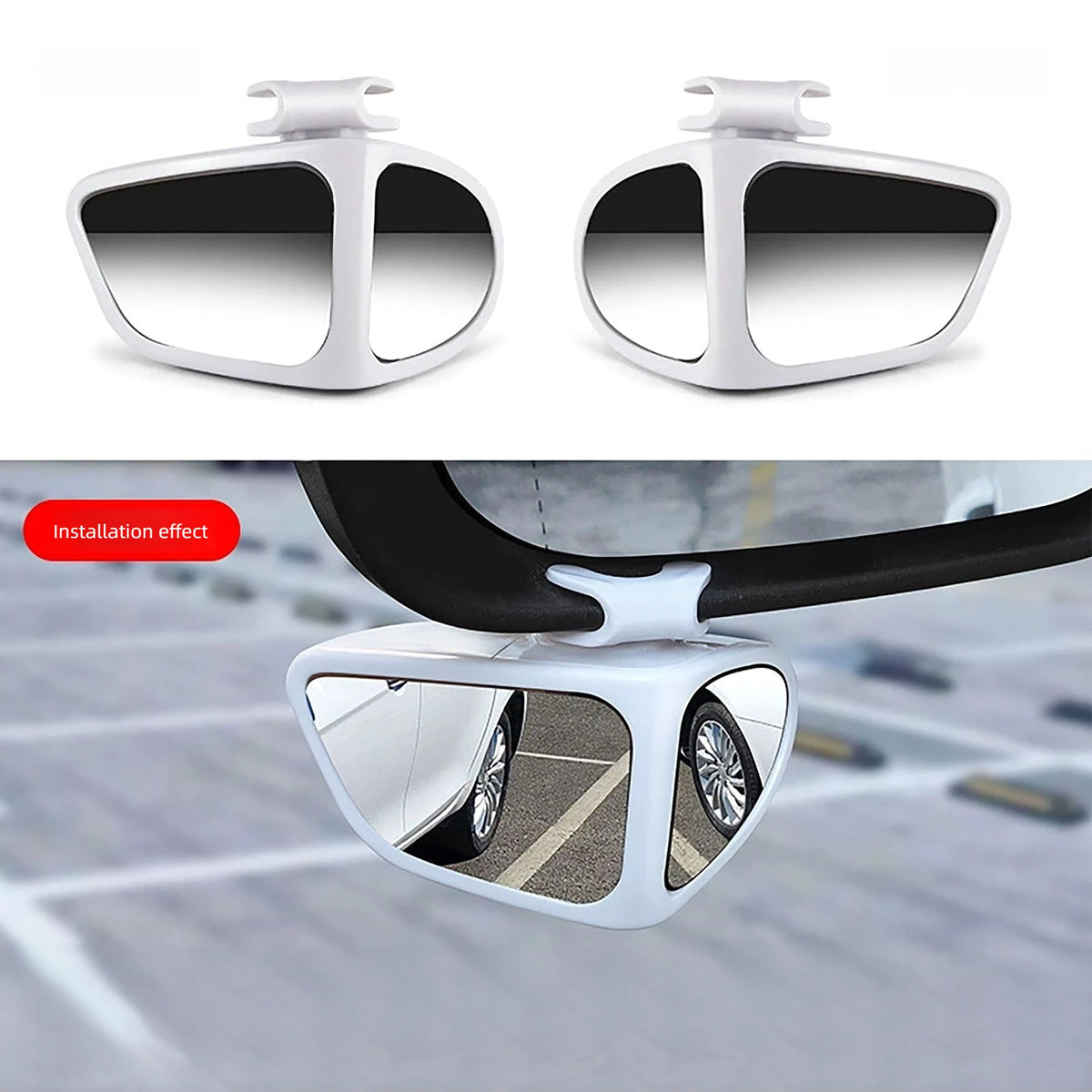 Car Rearview Mirror Blind Spot Mirror Front and