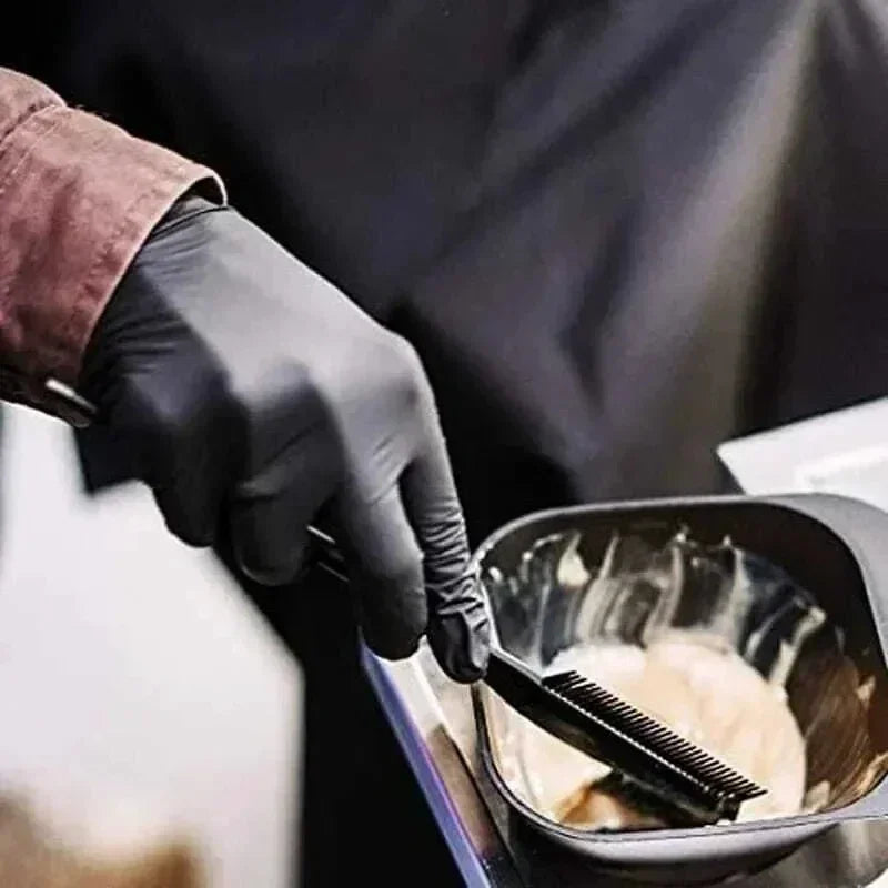 Disposable Black Nitrile Gloves