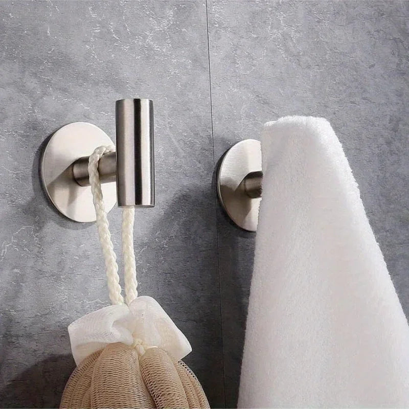 No Punching Self - Adhesive Stainless Steel Hook