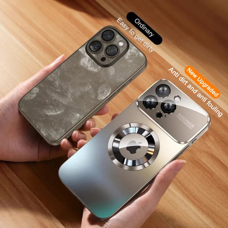 Luxury Glass Camera For Magesafe Magnetic