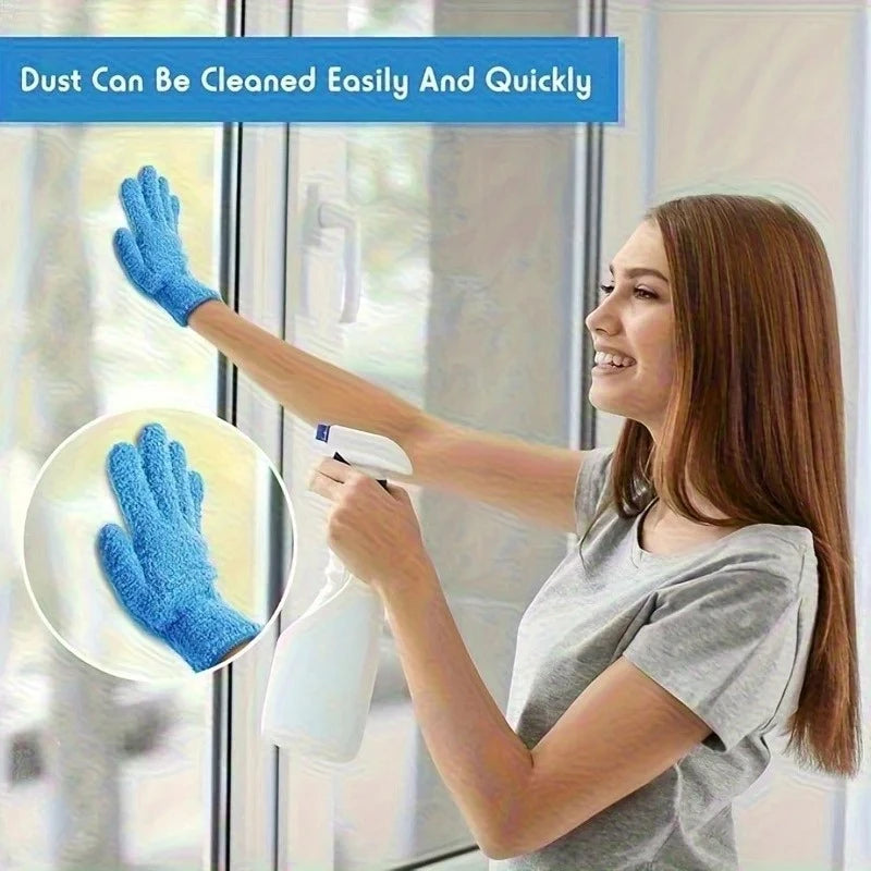 Microfiber Dusting Gloves Stretchable