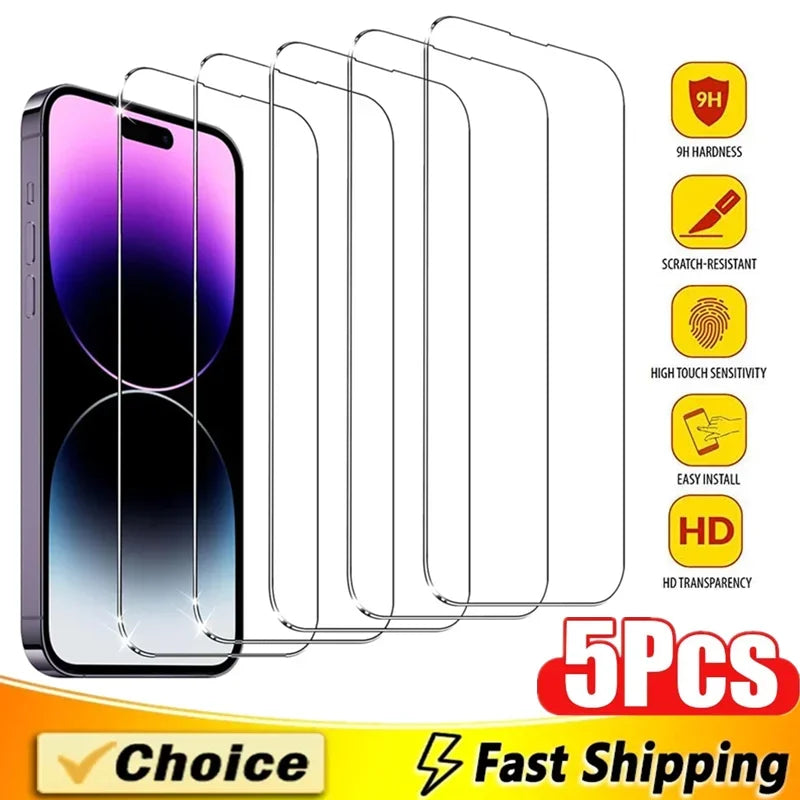 Tempered Glass Screen Protector for iPhone