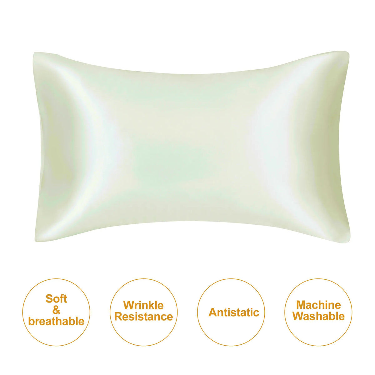 JuwenSilk silky stain pillowcase silky pillowcase