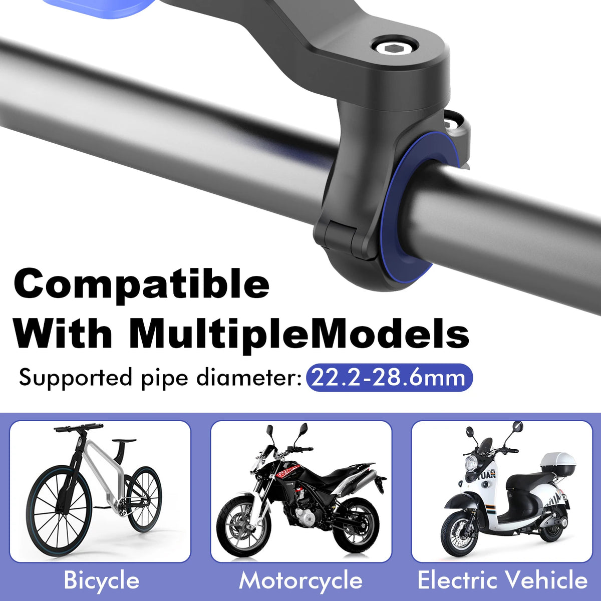 Bicycle & Motorcycle Phone Mount