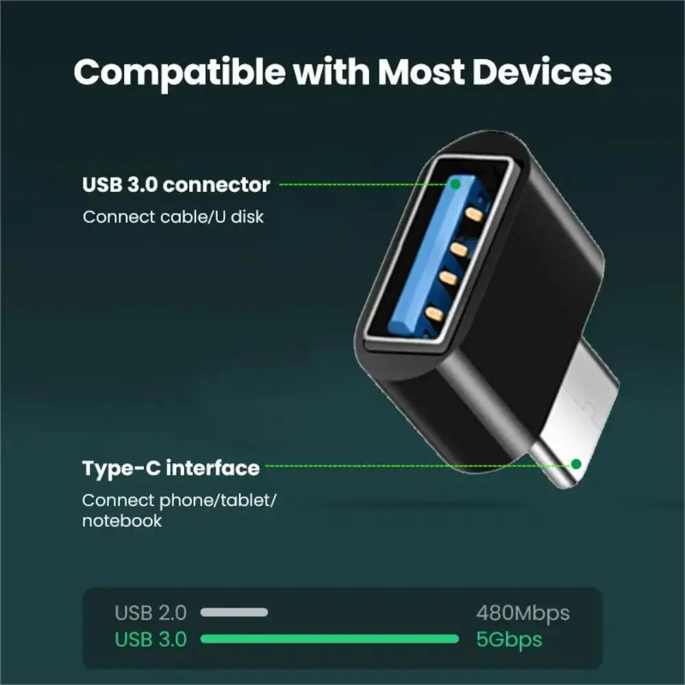 Mini Type - C to USB Adapter 3.0 USB - C Male OTG