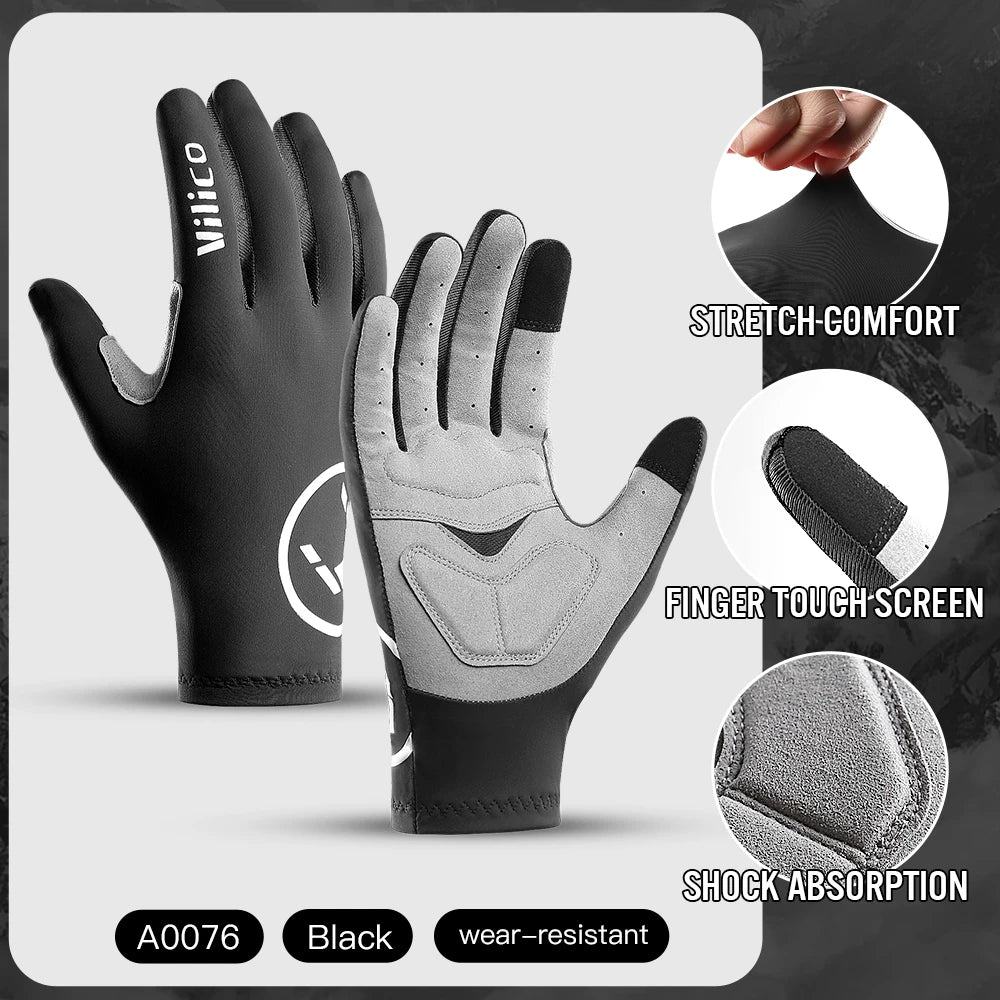 Touch screen long all finger gel sports bicycle