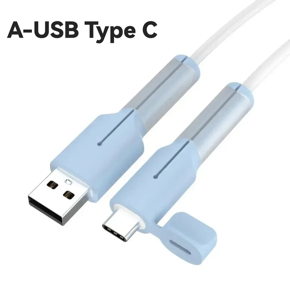 Soft Silicone Charger Cable Winder Protector USB