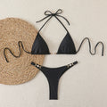 Micro bikini sexy perlé deux pièces pour femme