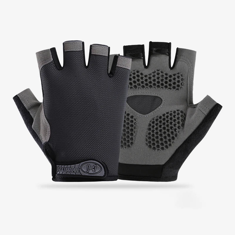 Men Cycling Bicycle Gloves Half Finger Gym Gloves