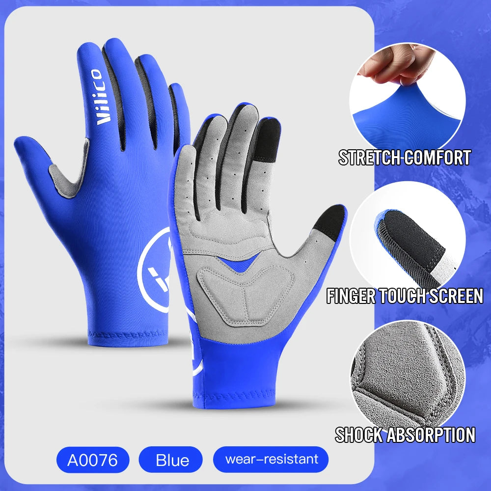 Touch screen long all finger gel sports bicycle