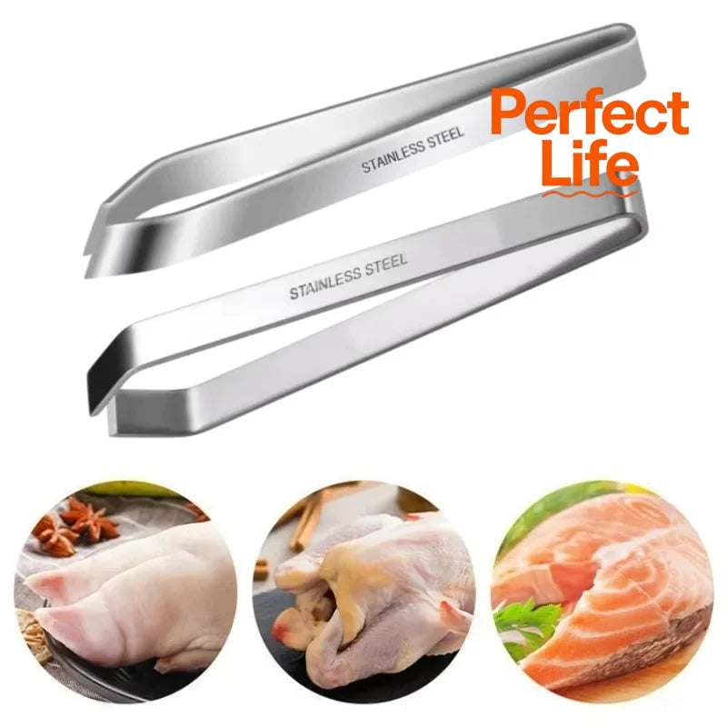 Stainless Steel Fish Bone Tweezers