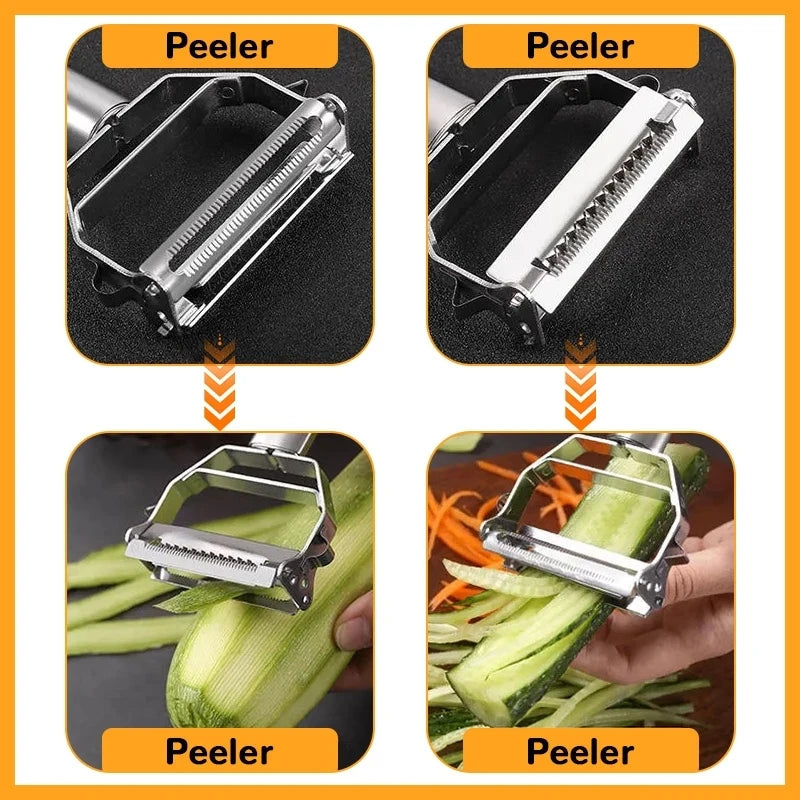 Kitchen Vegetable Peeler Stainless Steel Melon