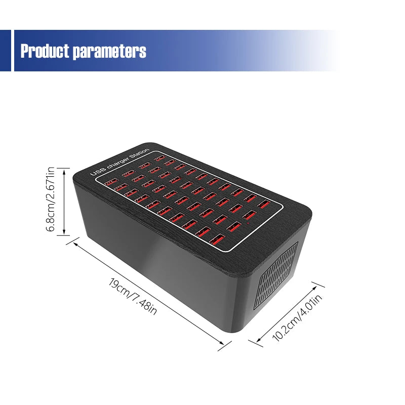40 - Port USB Charging Station For a Variety of 9