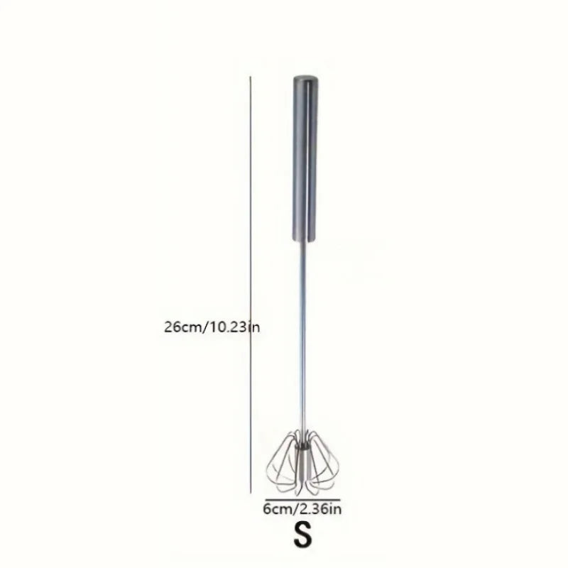 Stainless Steel Egg Beater Durable Semi - Automatic