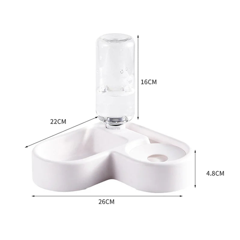 Automatic Drinking Love Pet Bowl Moisture - proof