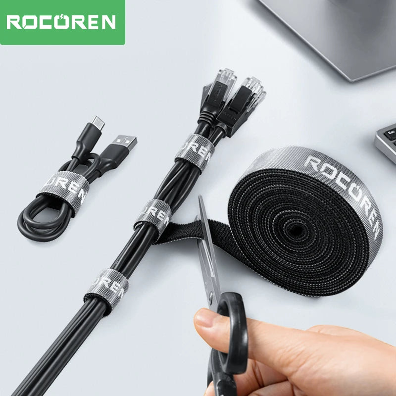 Rocoren Cable Organizer Wire Winder USB Cable