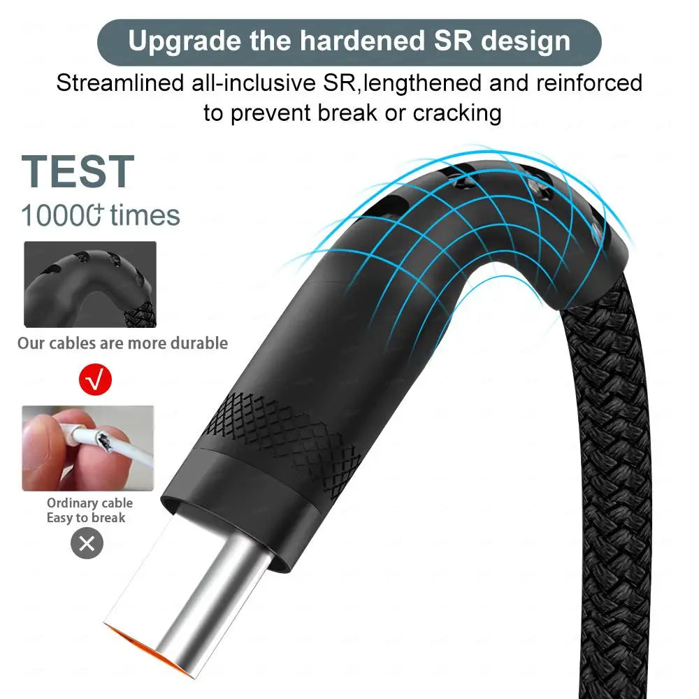 USB - C Extended Charging Cable - 2M/3M/5M