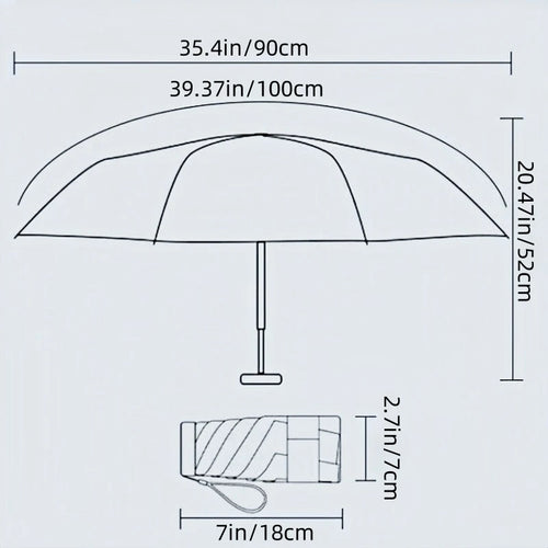 55 % de réduction sur le mini parapluie de soleil, petit parapluie de poche