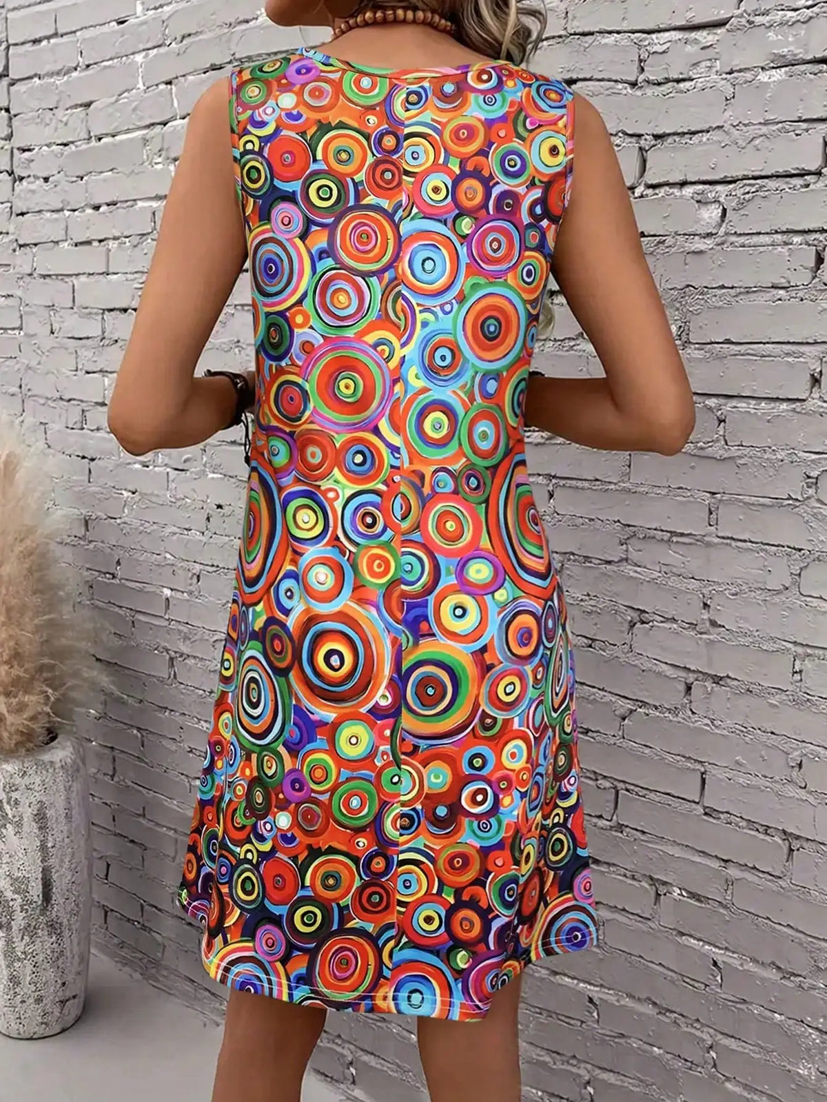 Women's Off - Shoulder All - Over Print Mini Dress