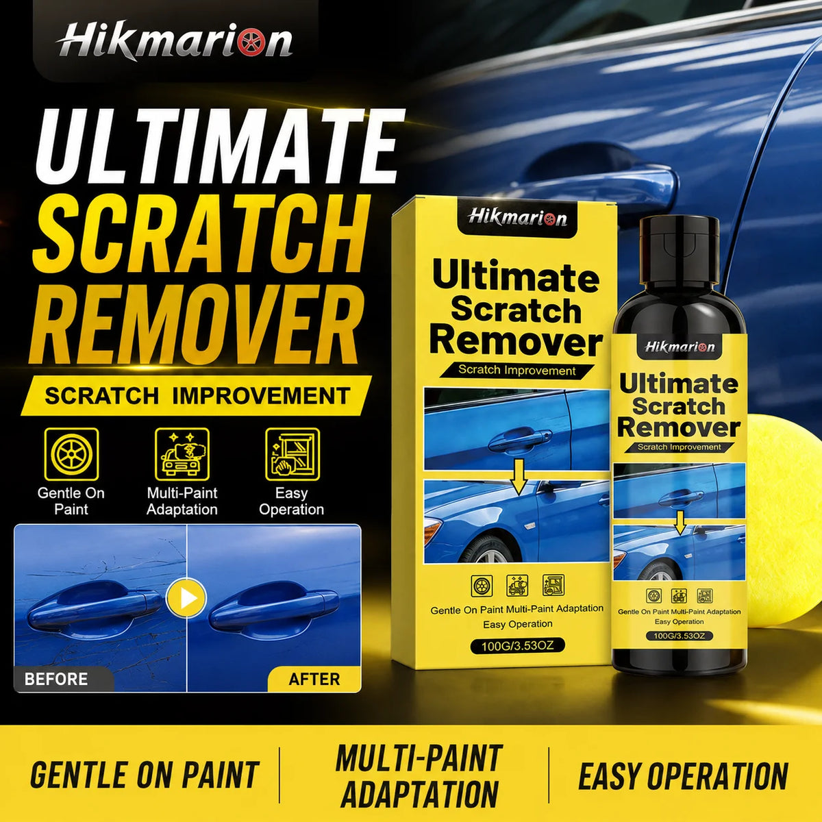 1/2/3set Ultimate Car Scratch Remover Kit Paint