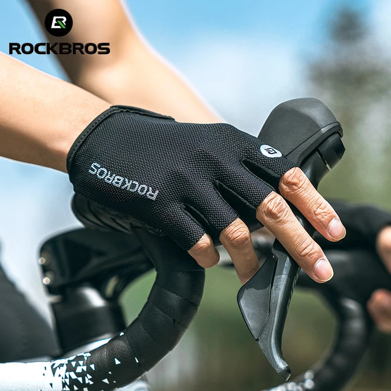 ROCKBROS Bike Gloves Half Finger Summer
