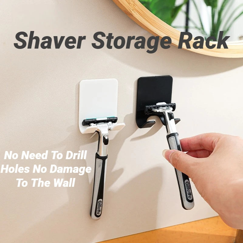 Storage Rack Hook Organizer Razor Shaver Stand