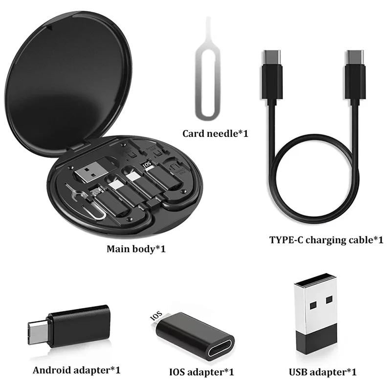 Câble Adaptateur de Charge Multi USB Type C vers C 60W