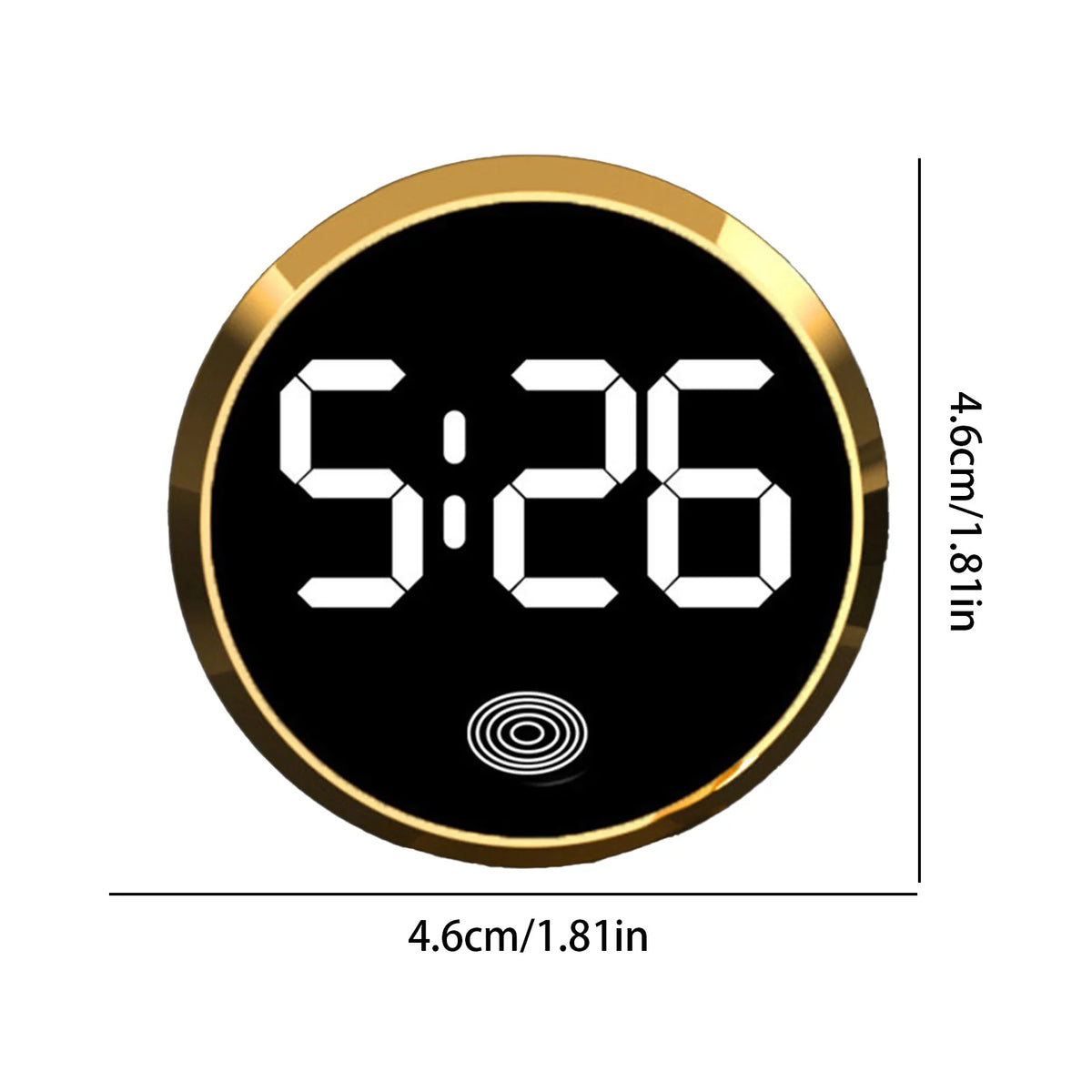 Fashionable Car LED Clock Touch - Control Dashboard