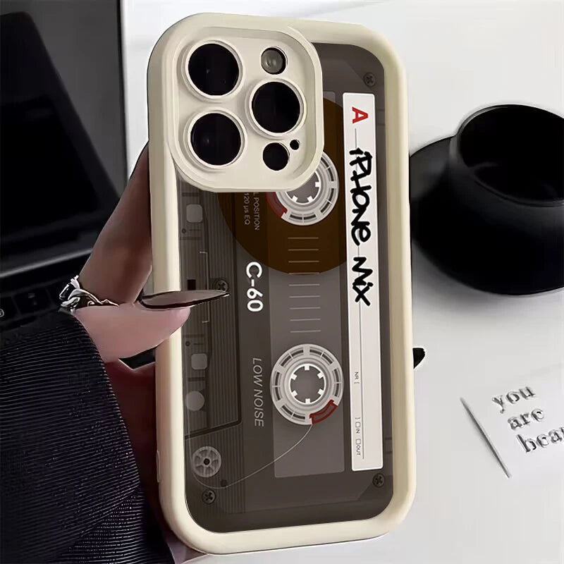 Lucky Tape Pattern Silicone Soft Phone Case